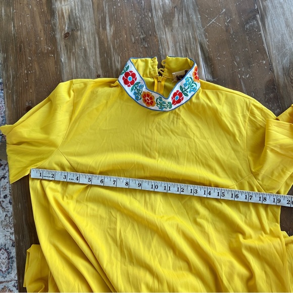 Vintage Vanity fair night gown house maxi long sleeve dress size 14 - Picture 10 of 16